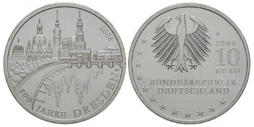 10 Euro Repubblica Federale di Germania (1990 - ) Argento 