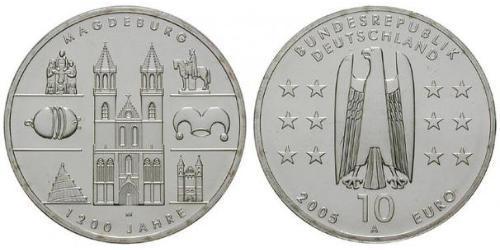 10 Euro Repubblica Federale di Germania (1990 - ) Argento 