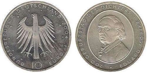 10 Euro Repubblica Federale di Germania (1990 - ) Argento 