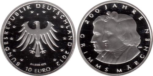 10 Euro Repubblica Federale di Germania (1990 - ) Argento 