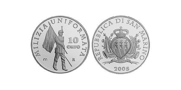 10 Euro San Marino Argento 