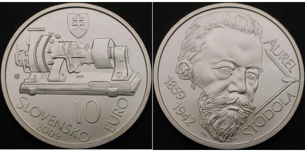10 Euro Slovacchia Argento 
