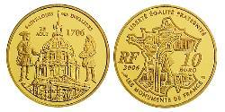 10 Euro French Fifth Republic (1958 - ) Gold 