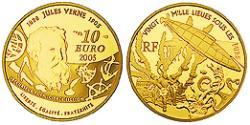 10 Euro French Fifth Republic (1958 - ) Gold 