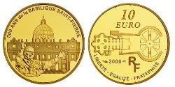 10 Euro French Fifth Republic (1958 - ) Gold 