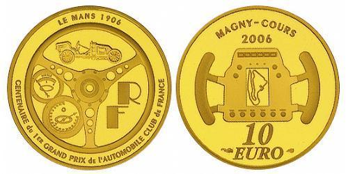 10 Euro French Fifth Republic (1958 - ) Gold 