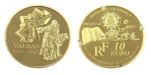 10 Euro Fünfte Französische Republik (1958 - ) Gold 