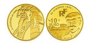 10 Euro Fünfte Französische Republik (1958 - ) Gold 