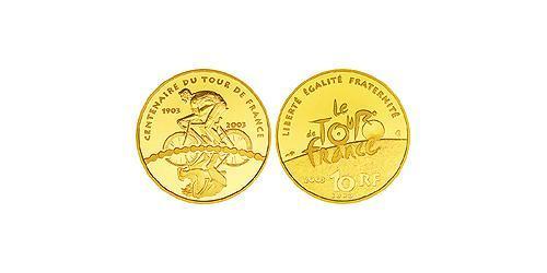 10 Euro Fünfte Französische Republik (1958 - ) Gold 