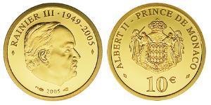 10 Euro Mónaco Oro 