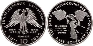 10 Euro Alemania (1990 - ) Plata 