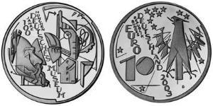 10 Euro Alemania (1990 - ) Plata 