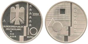 10 Euro Alemania (1990 - ) Plata 