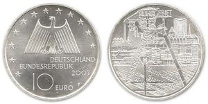 10 Euro Alemania (1990 - ) Plata 