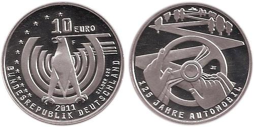 10 Euro Alemania (1990 - ) Plata 