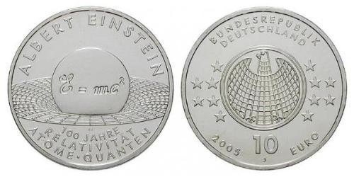 10 Euro Alemania (1990 - ) Plata 