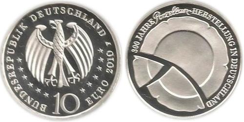 10 Euro Alemania (1990 - ) Plata 