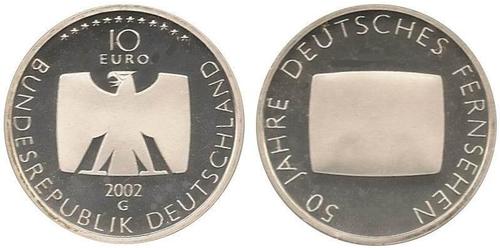 10 Euro Alemania (1990 - ) Plata 