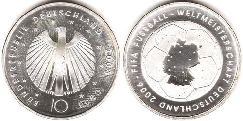 10 Euro Alemania (1990 - ) Plata 