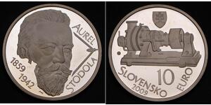 10 Euro Eslovaquia Plata 