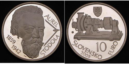10 Euro Eslovaquia Plata 