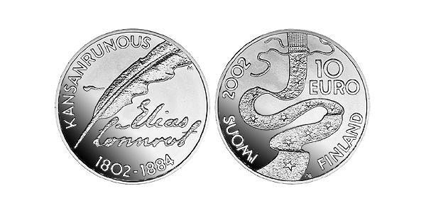 10 Euro Finlandia (1917 - ) Plata 