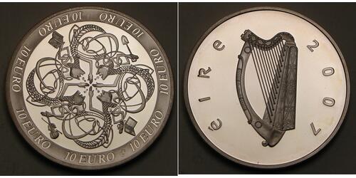 10 Euro Irlanda (1922 - ) Plata 