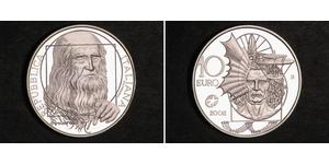 10 Euro Italia Plata 