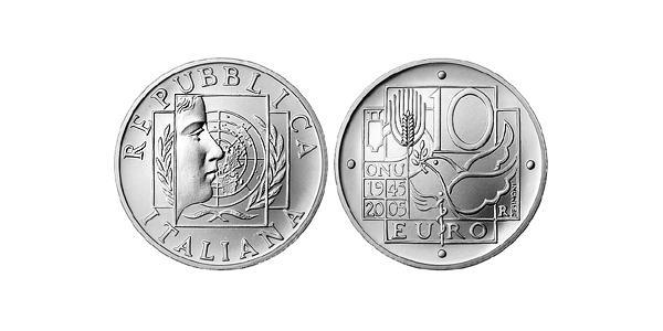 10 Euro Italia Plata 