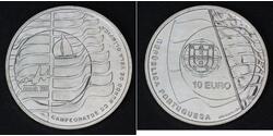 10 Euro Portugal Plata 