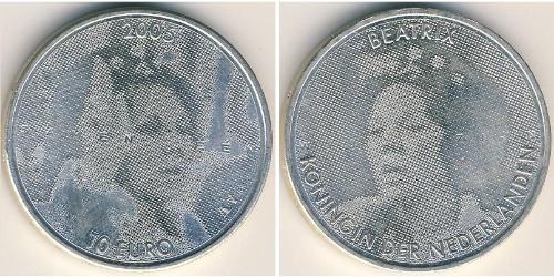 10 Euro Reino de los Países Bajos (1815 - ) Plata 