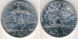 10 Euro Republic of Austria (1955 - ) Plata 