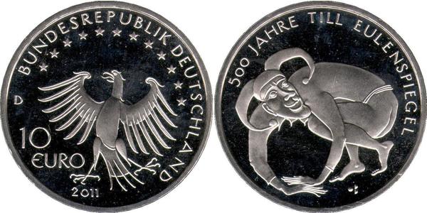 10 Euro Bundesrepublik Deutschland  (1990 - ) Silber 