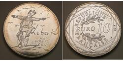 10 Euro Frankreich Silber 