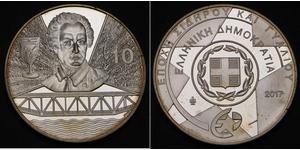 10 Euro Griechenland Silber 