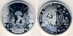 10 Euro Belgium Silver 