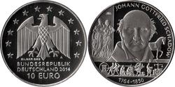 10 Euro Federal Republic of Germany (1990 - ) Silver 