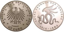 10 Euro Federal Republic of Germany (1990 - ) Silver 