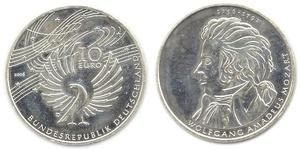 10 Euro Federal Republic of Germany (1990 - ) Silver 