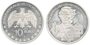 10 Euro Federal Republic of Germany (1990 - ) Silver 