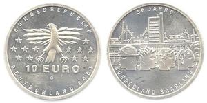 10 Euro Federal Republic of Germany (1990 - ) Silver 