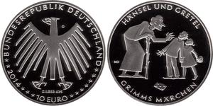 10 Euro Federal Republic of Germany (1990 - ) Silver 