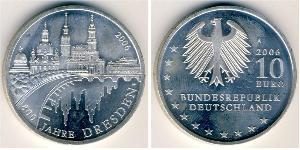 10 Euro Federal Republic of Germany (1990 - ) Silver 