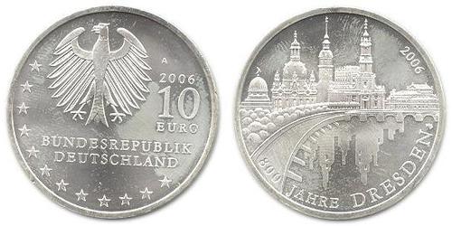 10 Euro Federal Republic of Germany (1990 - ) Silver 