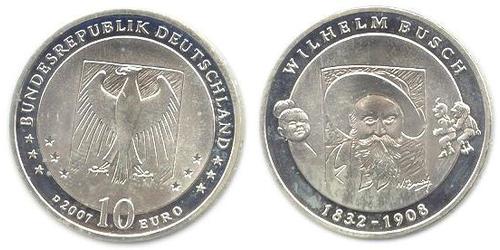 10 Euro Federal Republic of Germany (1990 - ) Silver 