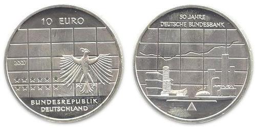 10 Euro Federal Republic of Germany (1990 - ) Silver 