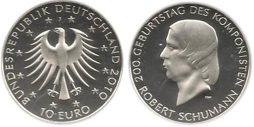 10 Euro Federal Republic of Germany (1990 - ) Silver 