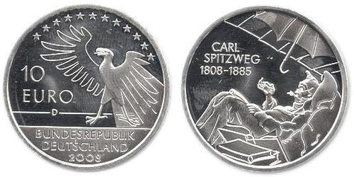 10 Euro Federal Republic of Germany (1990 - ) Silver 