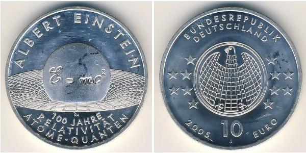 10 Euro Federal Republic of Germany (1990 - ) Silver 