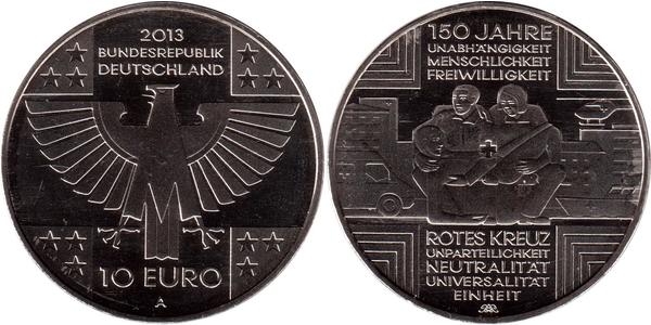 10 Euro Federal Republic of Germany (1990 - ) Silver 